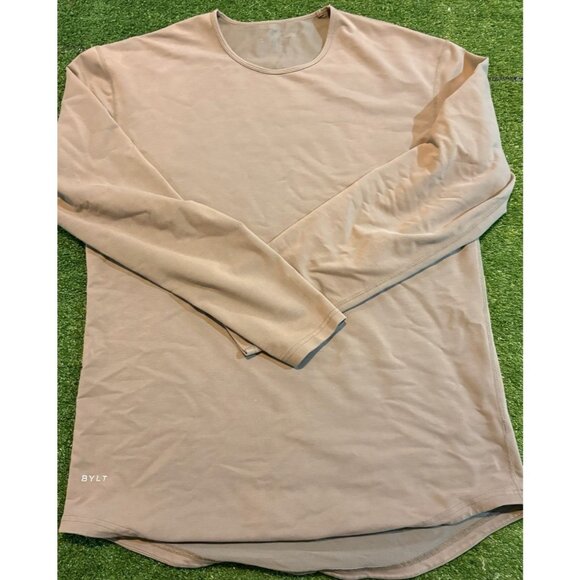 Bylt Basics shirt mens large green long sleeve lightweight stretch breathable 7 - Picture 6 of 14